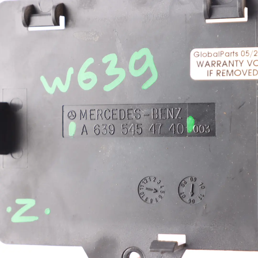 Mercedes W639 Bracket Gateway Control Module Mount - SKU A6395454740 - Part number A6395454740