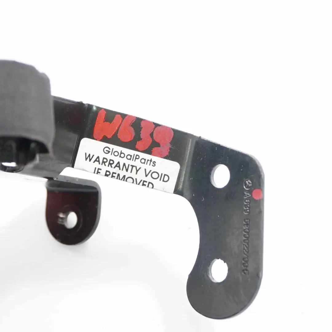 Jack Fixture Holder Mount Bracket Support to Mercedes W639 with Part number A6395800022 Mercedes W639 Jack Fixture Holder Mount Bracket Support - SKU A6395800022 - Part number A6395800022