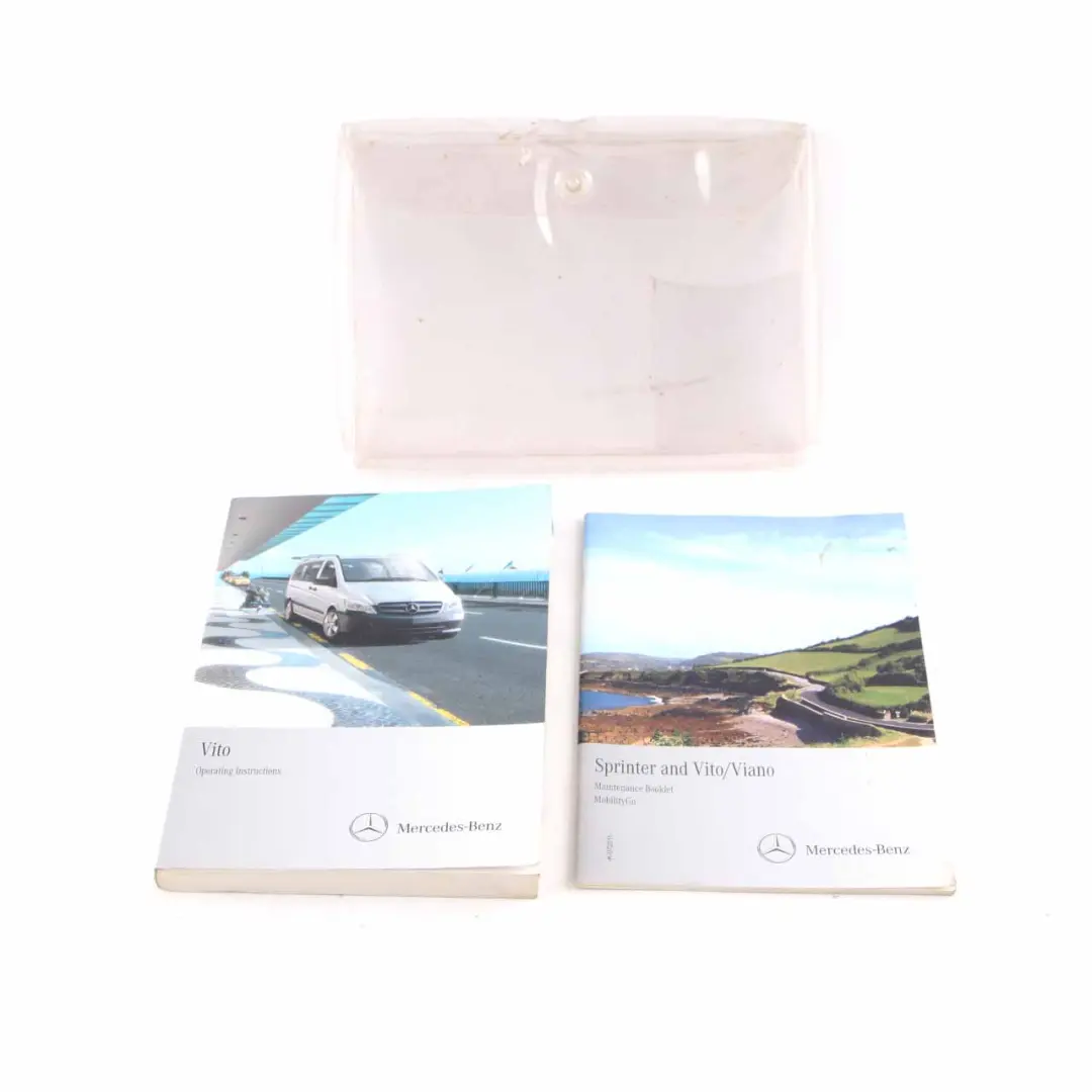 Owner's Handbook Service Booklet Case Pouch Wallet Set to Mercedes Vito W639 with Part number A6395842772 Mercedes Vito W639 Owner's Handbook Service Booklet Case Pouch Wallet Set - SKU A6395842772 - Part number A6395842772