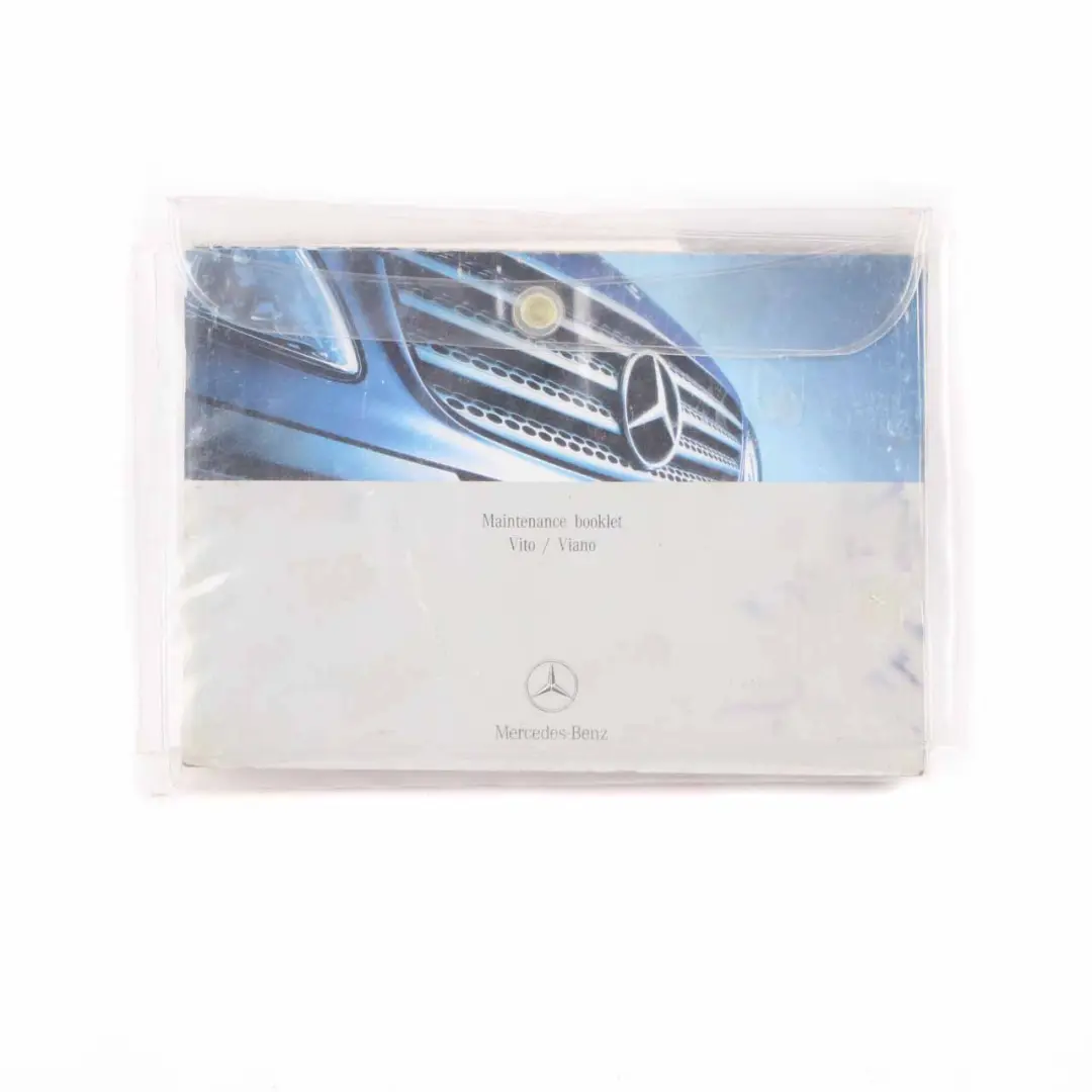 Owner's Handbook Service Booklet Pouch Case Wallet Set to Mercedes Vito W639 with Part number A6395844282 Mercedes Vito W639 Owner's Handbook Service Booklet Pouch Case Wallet Set - SKU A6395844282 - Part number A6395844282