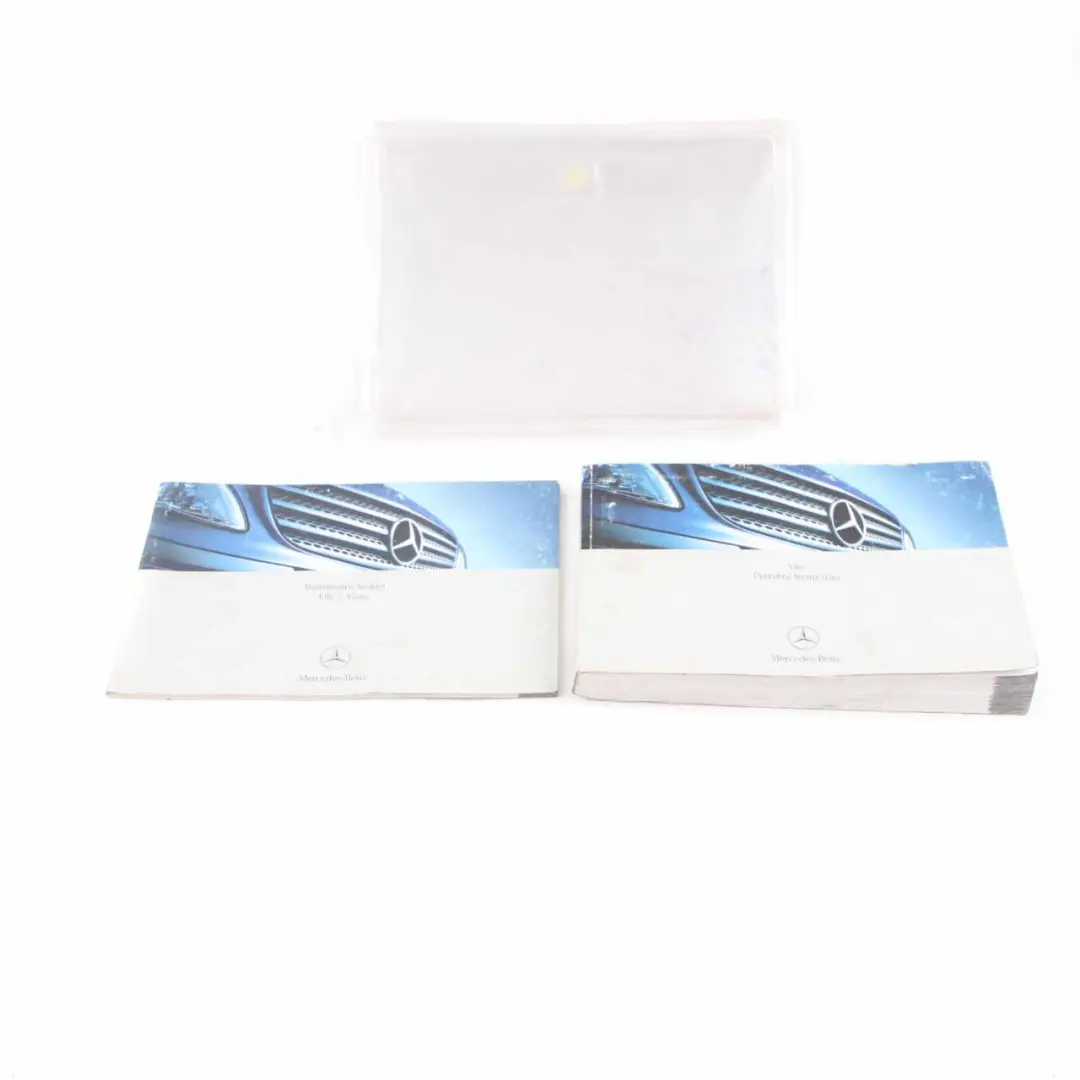 Mercedes Vito W639 Owner's Handbook Service Booklet Pouch Case Wallet Set - SKU A6395844282 - Part number A6395844282