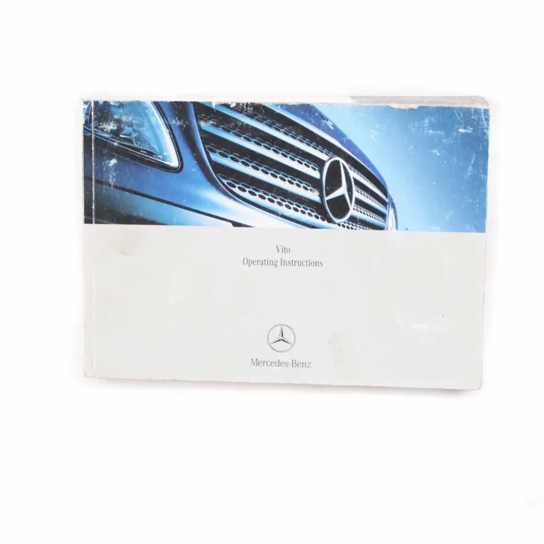 Mercedes Vito W639 Owner's Handbook Service Booklet Pouch Case Wallet Set - SKU A6395844282 - Part number A6395844282
