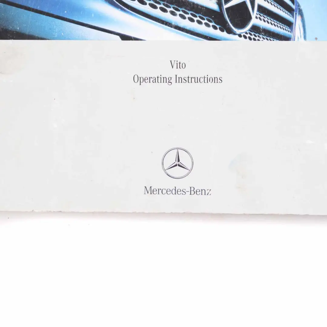 Owner's Handbook Service Booklet Pouch Case Wallet Set to Mercedes Vito W639 with Part number A6395844282 Mercedes Vito W639 Owner's Handbook Service Booklet Pouch Case Wallet Set - SKU A6395844282 - Part number A6395844282
