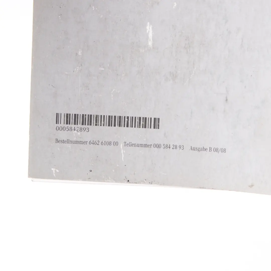 Mercedes Vito W639 Owner's Handbook Service Booklet Set - SKU A6395844896 - Part number A6395844896