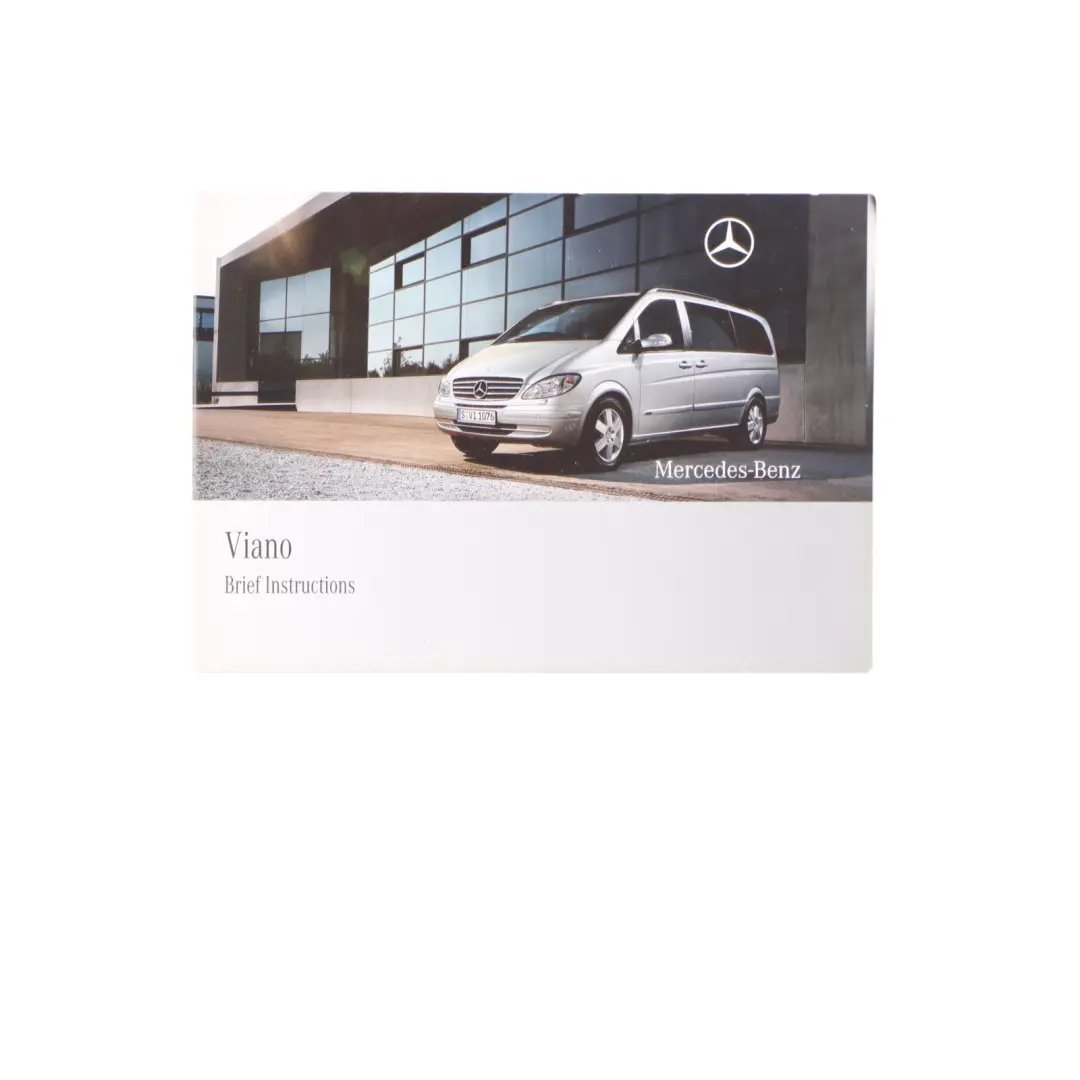 Owner's Handbook Service Booklet Case Pouch Wallet Set to Mercedes Vito W639 with Part number A6395845996 Mercedes Vito W639 Owner's Handbook Service Booklet Case Pouch Wallet Set - SKU A6395845996 - Part number A6395845996