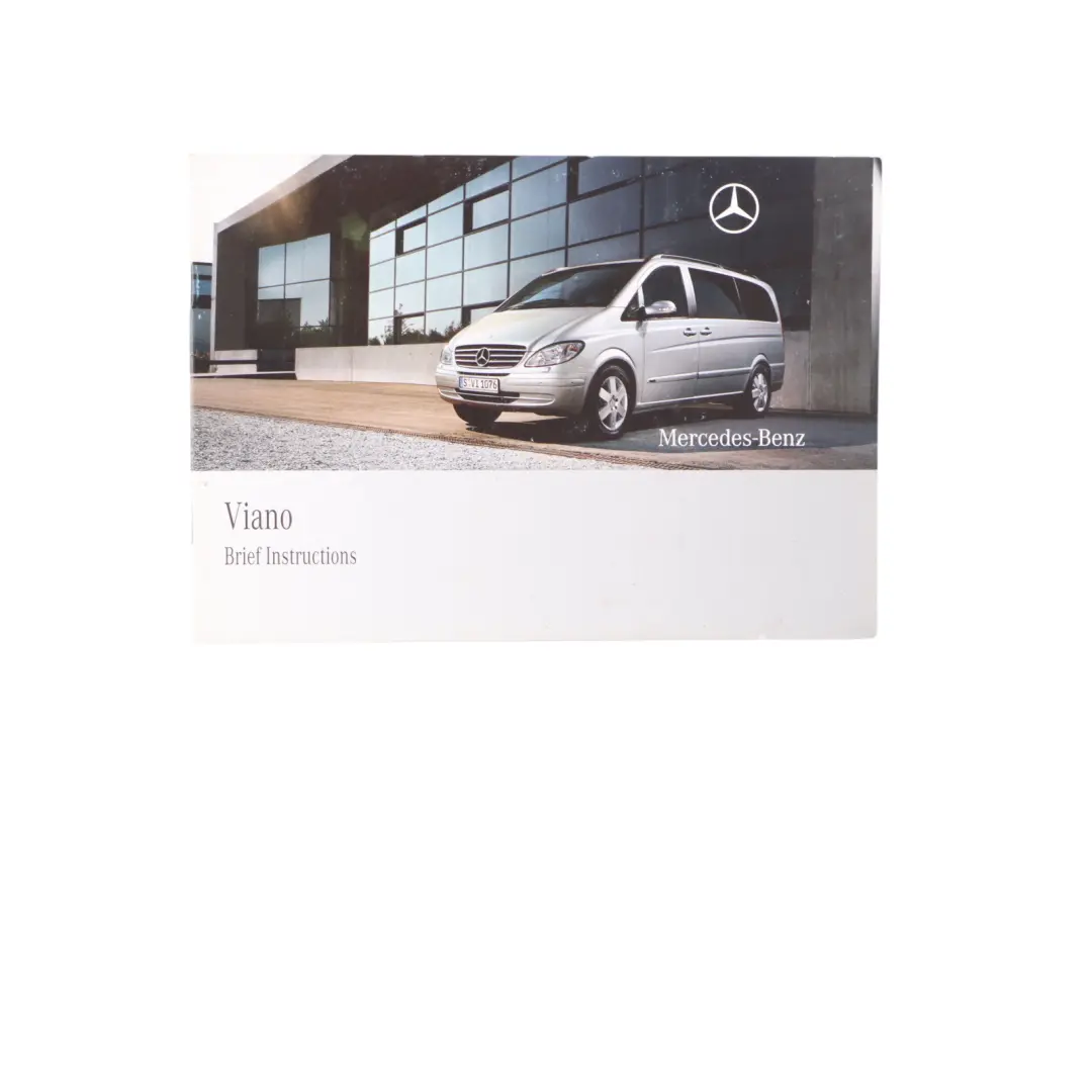 Mercedes Vito W639 Owner's Handbook Service Booklet Case Pouch Wallet Set - SKU A6395845996 - Part number A6395845996