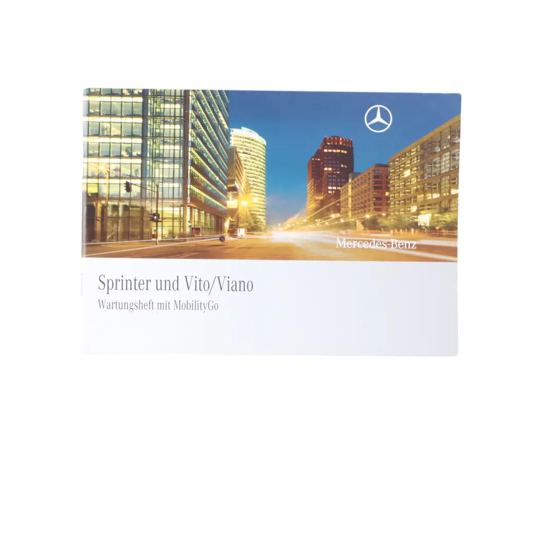 Mercedes Vito W639 Owner's Handbook Service Booklet Case Pouch Wallet Set - SKU A6395845996 - Part number A6395845996