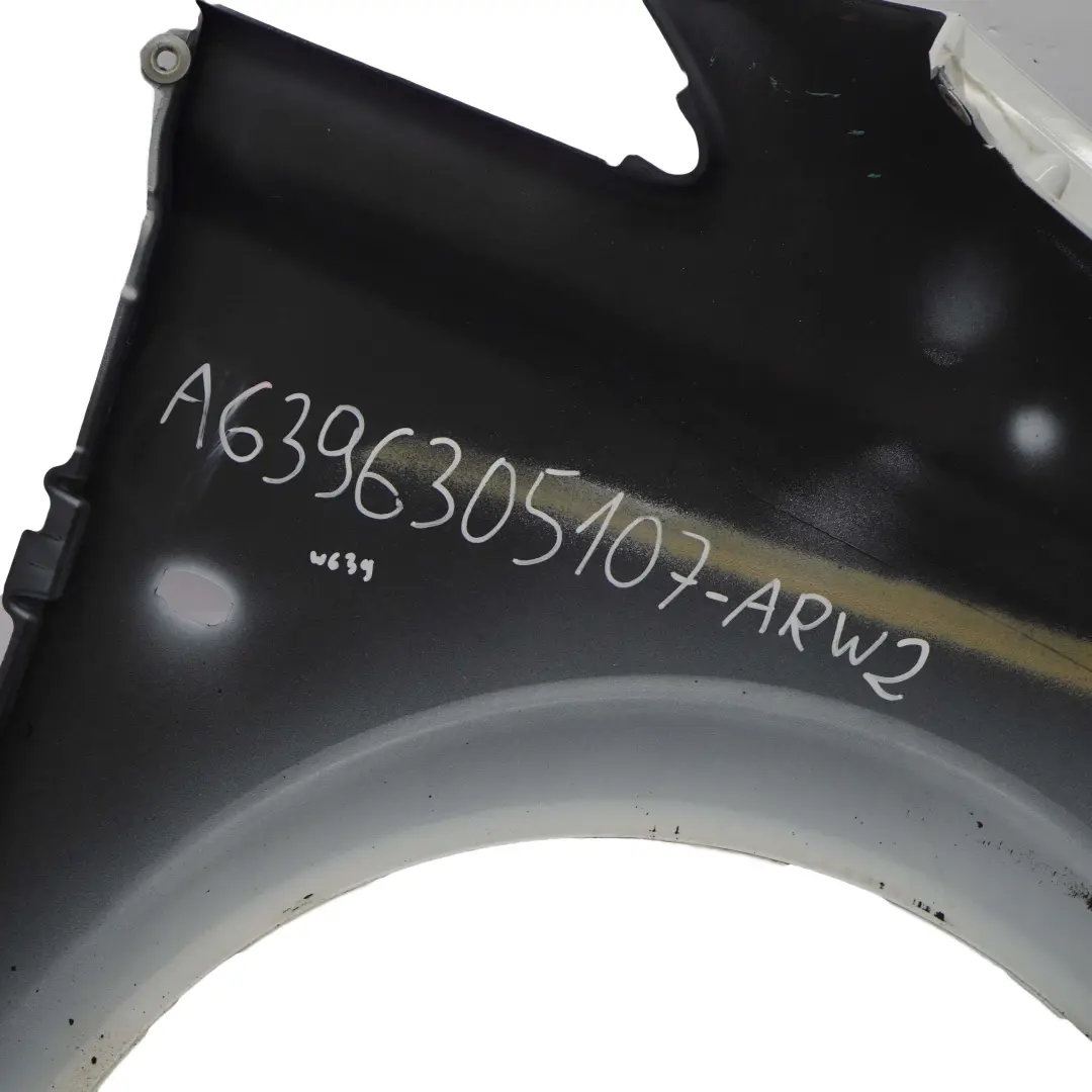 Mercedes W639 Pannello alare anteriore sinistro Parafango Bianco Alpino - 9147 - SKU A6396305107-ARW2 - Numero di parte A6396305107
