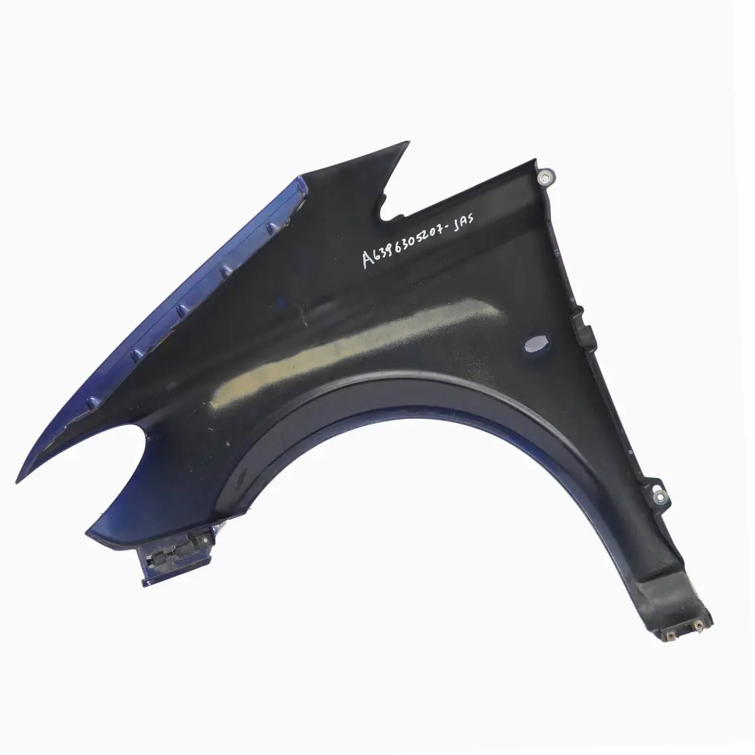 Błotnik Prawy Jaspisblau - 5345 do Mercedes Vito W639 o numerze A6396305207 Mercedes Vito W639 Błotnik Prawy Jaspisblau - 5345 - SKU A6396305207-JAS - Numer Części A6396305207