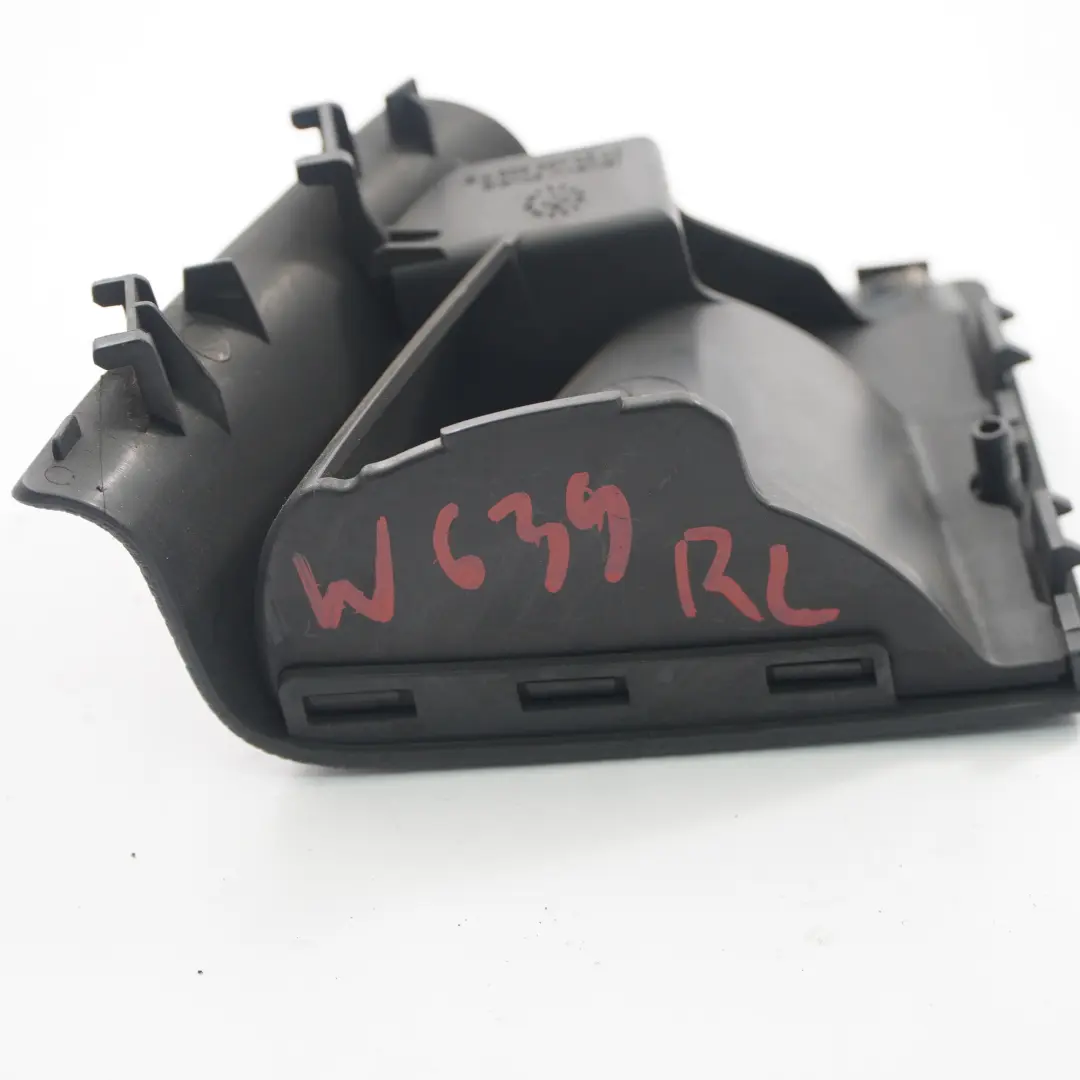 Mercedes W639 Hintere linke Verkleidung Abdeckung Schwarz Innen - SKU A6396370640 - Teilenummer A6396370640