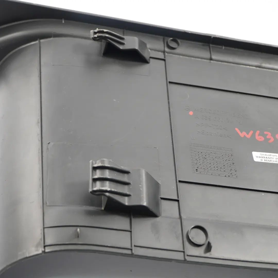  Mercecdes W212 Osłona Fotela Lewy Przód Czarna - SKU A6396601609 - Numer Części A6396601609