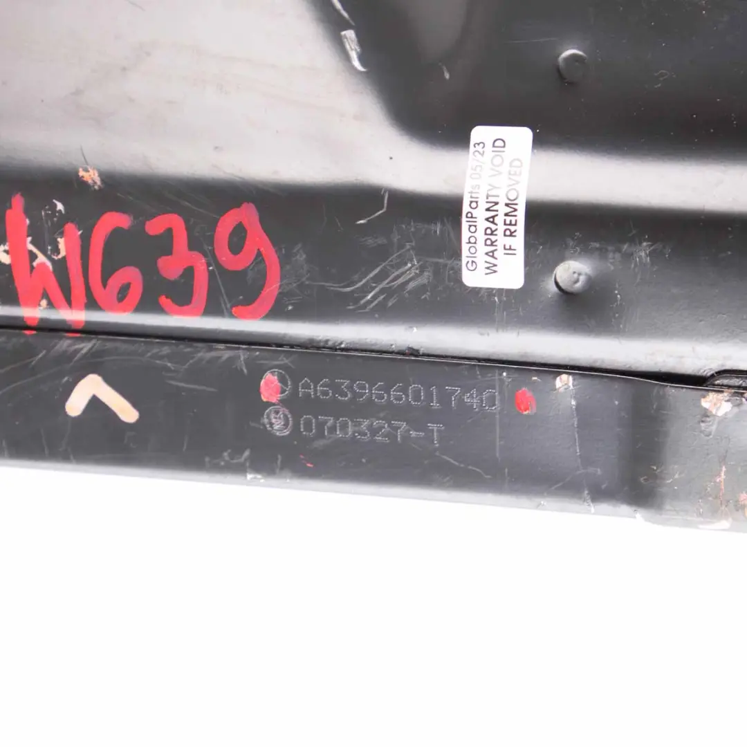 Front Left N/S Seat Mount Base Bracket to Mercedes Vito W639 Seat Box with Part number A6396601740 Mercedes Vito W639 Seat Box Front Left N/S Seat Mount Base Bracket - SKU A6396601740 - Part number A6396601740