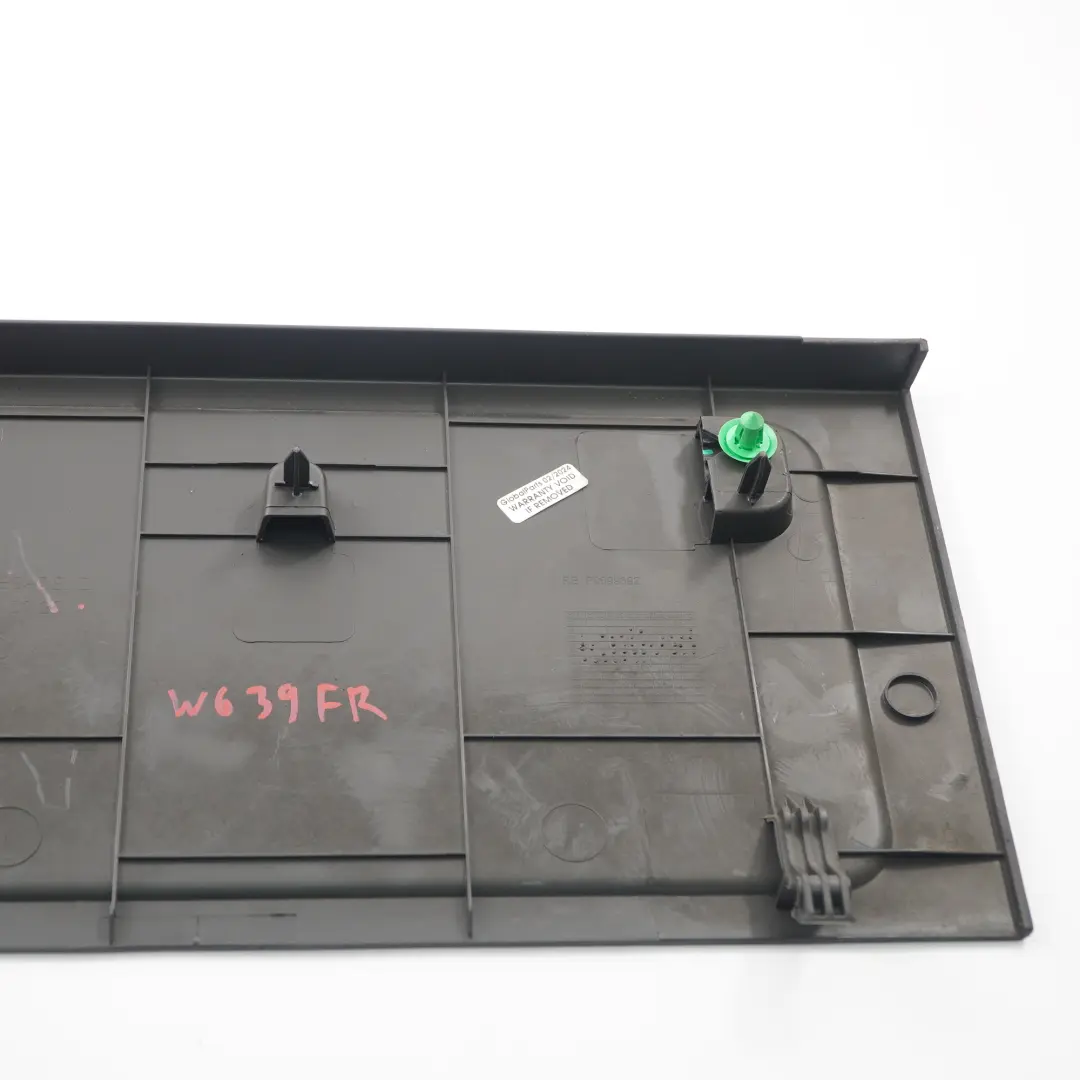 Front Seat Case Cover Panel Right O/S to Seat Cover Mercedes W639 with Part number A6396640725 Seat Cover Mercedes W639 Front Seat Case Cover Panel Right O/S - SKU A6396640725 - Part number A6396640725