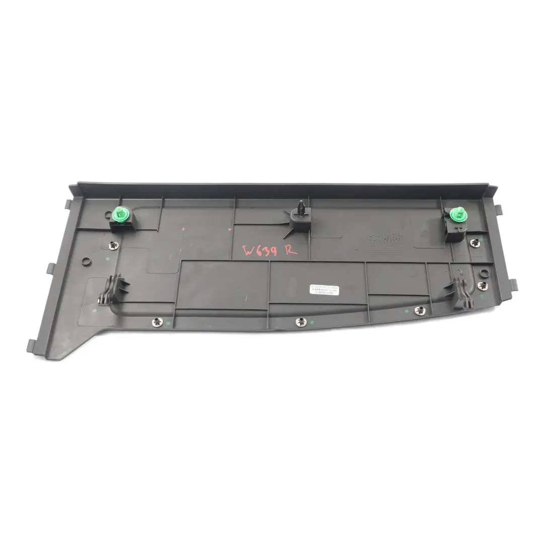 Mercedes Vito W639 Rete portaoggetti sedili anteriori destra Nero - SKU A6396641125 - Numero di parte A6396641125