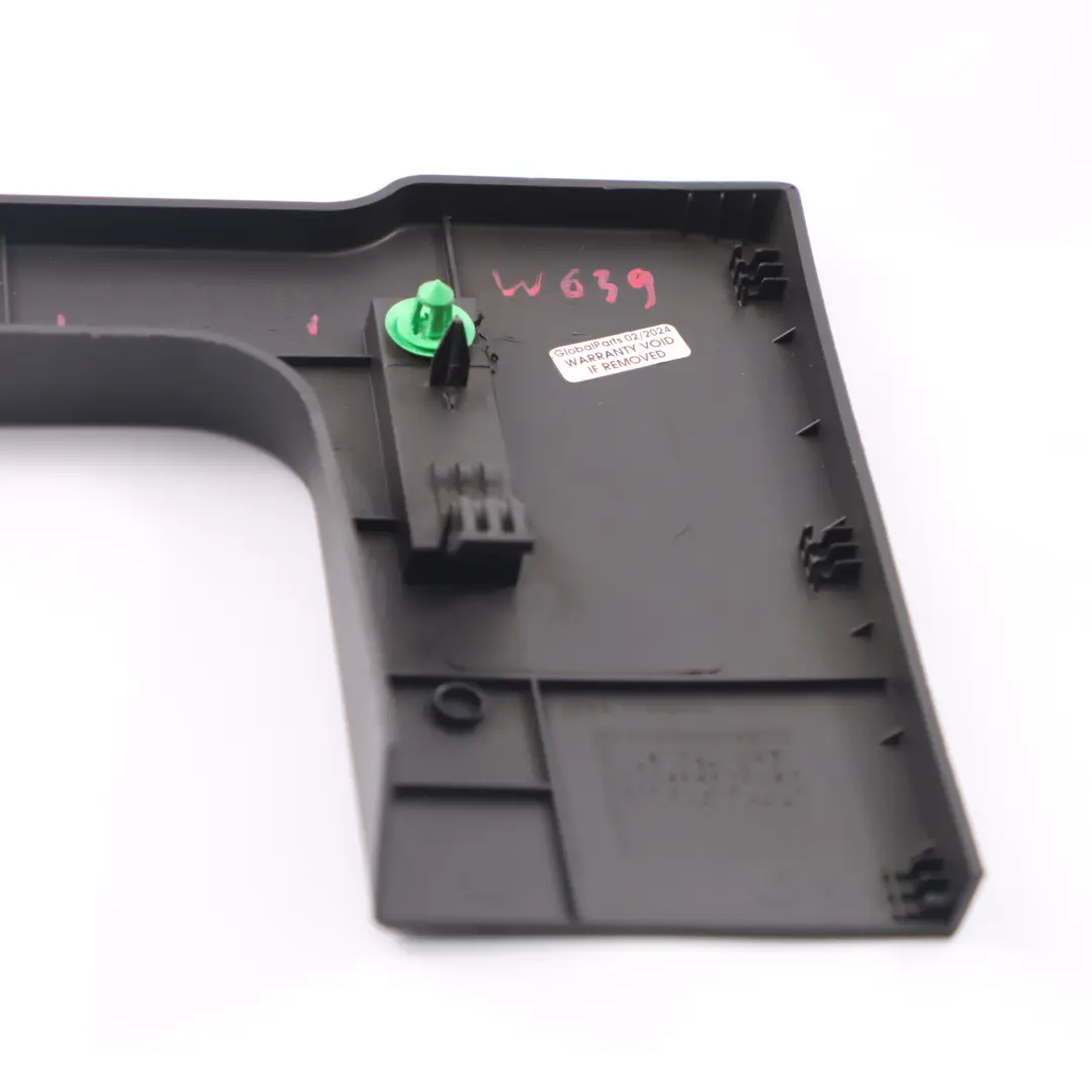 Mercedes Vito W639 Seat Box Trim Front Right O/S Rail Frame Cover - SKU A6396641525 - Part number A6396641525