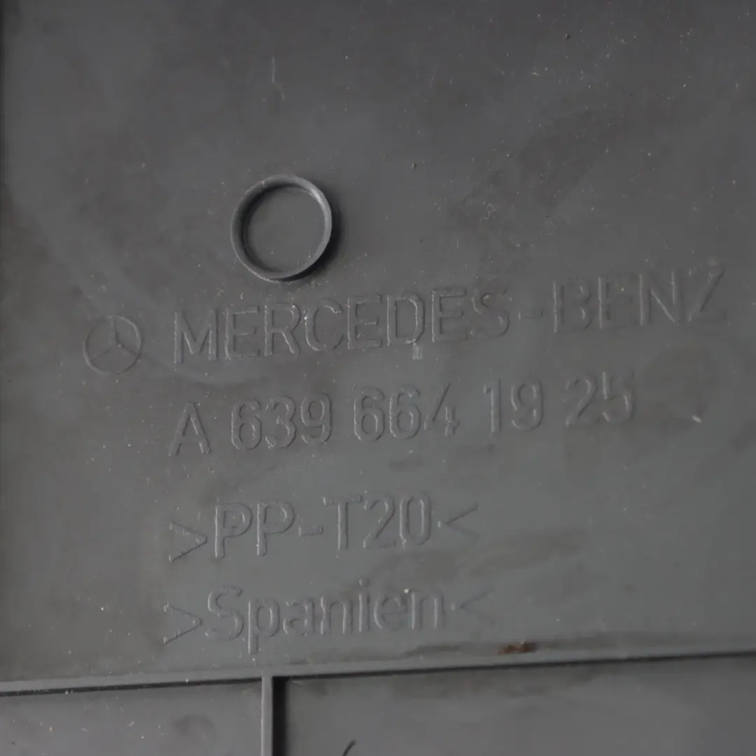 Trim Inner Right O/S Seat Case Panel Cover to Mercedes Vito W639 Seat with Part number A6396641925 Mercedes Vito W639 Seat Trim Inner Right O/S Seat Case Panel Cover - SKU A6396641925 - Part number A6396641925