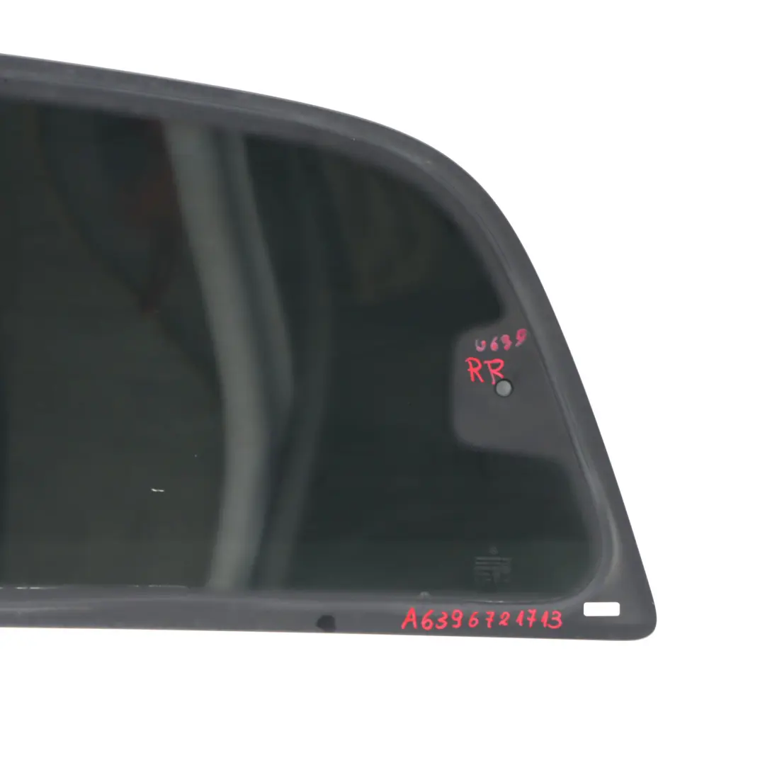 Mercedes Vito Viano W639 Rear Right O/S Quarter Side Window Glass AS3 Tinted - SKU A6396721713 - Part number A6396721713