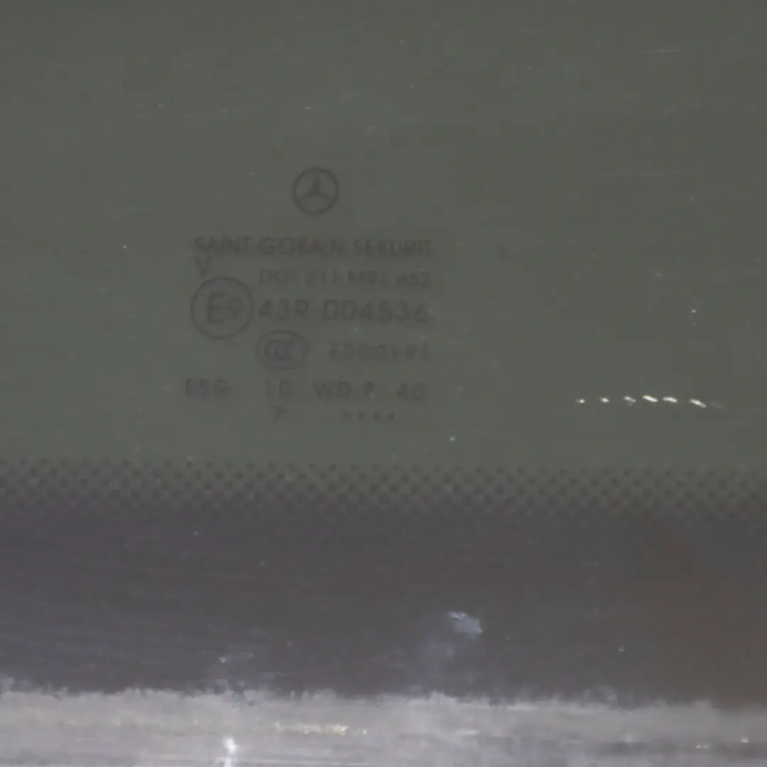Mercedes Vito Viano W639 Rear Right O/S Quarter Side Window Glass AS3 Tinted - SKU A6396721713 - Part number A6396721713