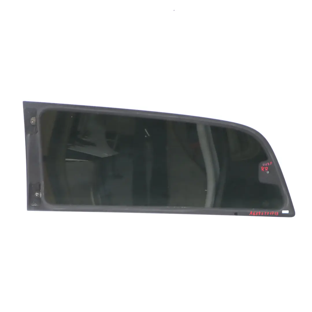 Mercedes Vito Viano W639 Rear Right O/S Quarter Side Window Glass AS3 Tinted - SKU A6396721713 - Part number A6396721713