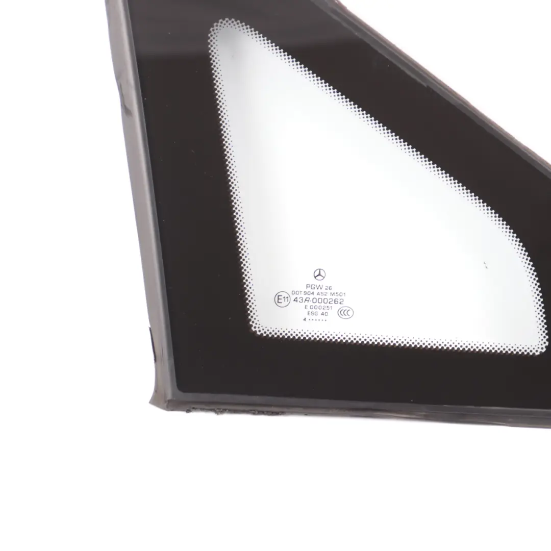 Mercedes W639 Glass Fixed Side Panel Window Front Right Clear AS2 - SKU A6396736405 - Part number A6396736405