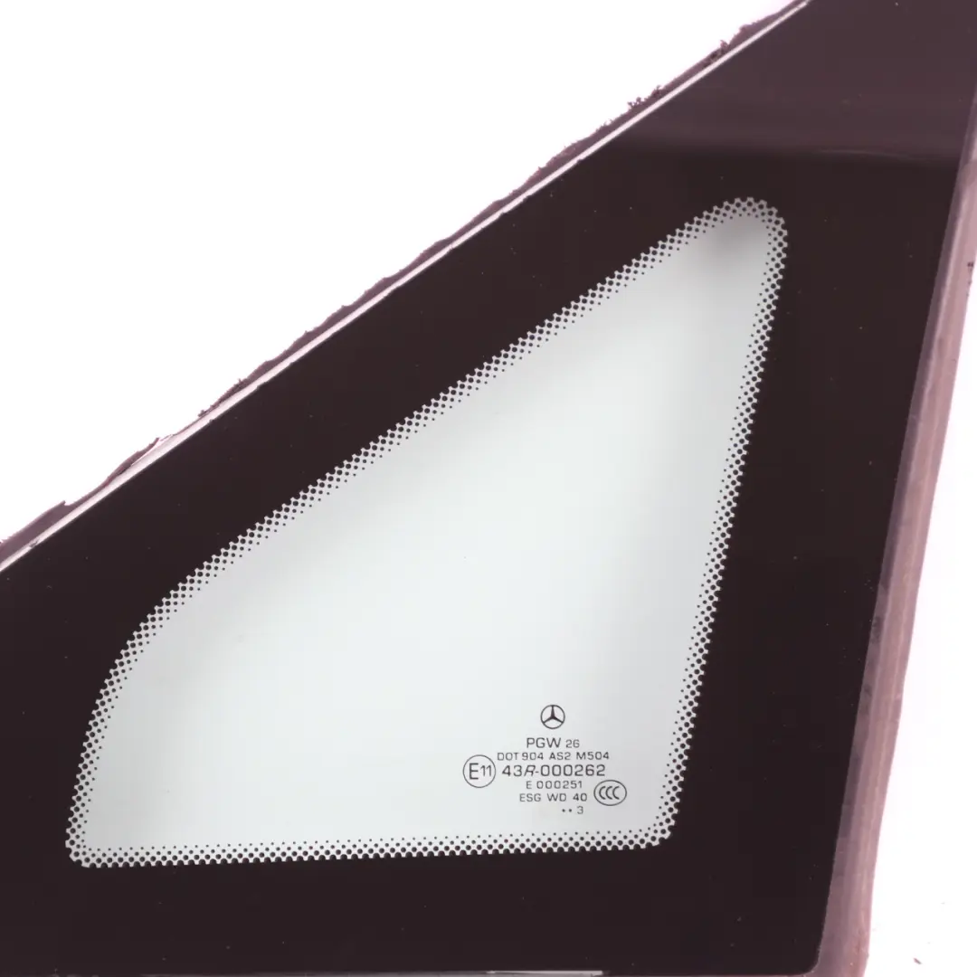 Ventana lateral Mercedes W639 Delantera Izquierda Triangulo Acristalamiento AS2 para con número de pieza A6396736505 Ventana lateral Mercedes W639 Delantera Izquierda Triangulo Acristalamiento AS2 - SKU A6396736505-1 - Número de pieza A6396736505