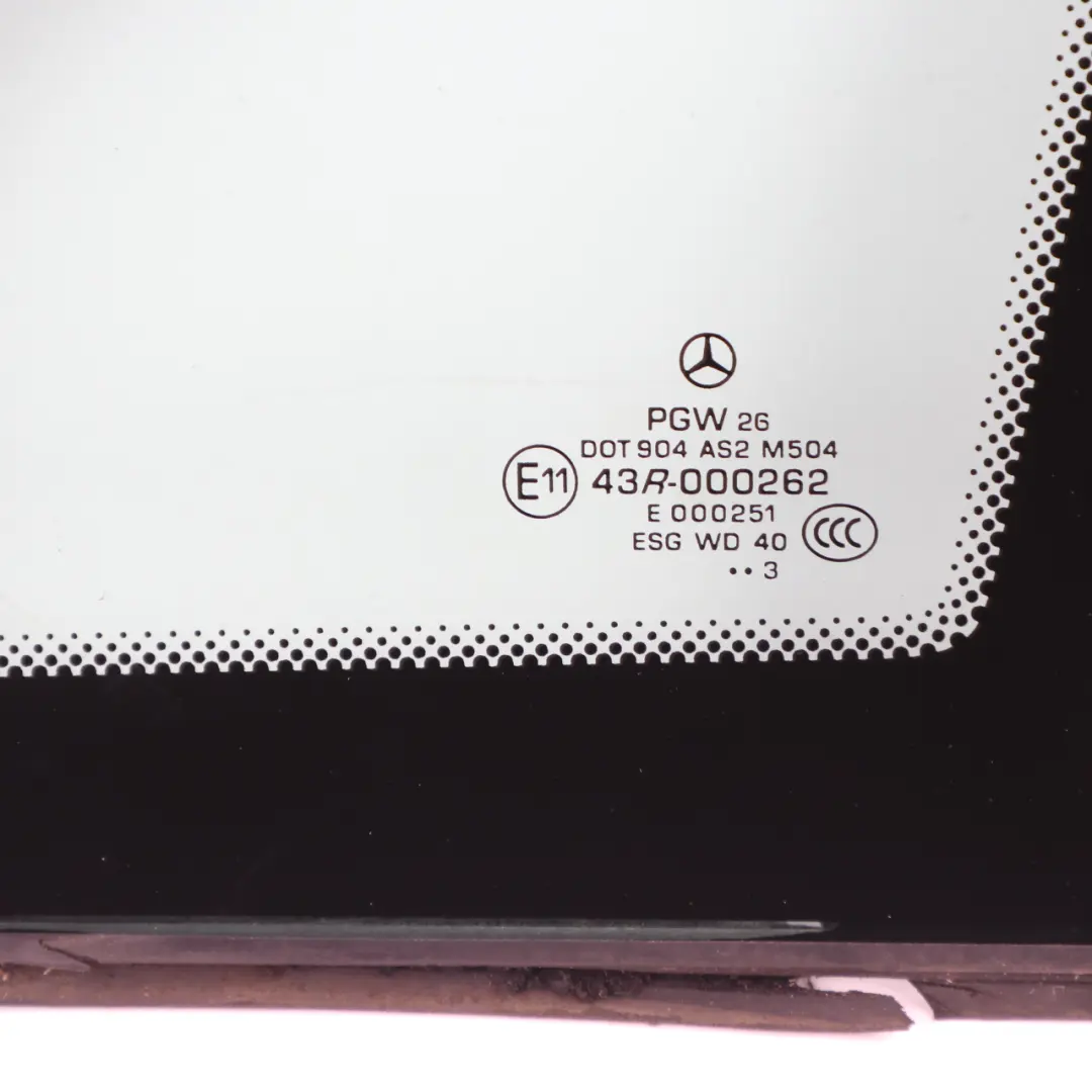 Finestrino Laterale Mercedes Vito W639 Anteriore Sinistro Triangolo Vetro AS2 per con numero di parte A6396736505 Finestrino Laterale Mercedes Vito W639 Anteriore Sinistro Triangolo Vetro AS2 - SKU A6396736505-1 - Numero di parte A6396736505