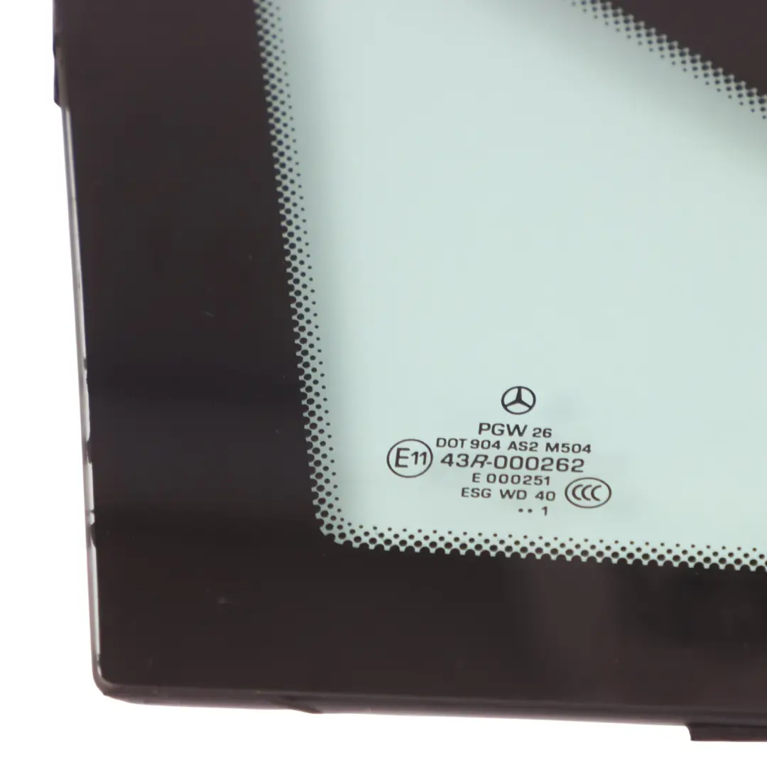 Seitenfenster vorne rechts Dreieck Glas AS2 für Mercedes Vito W639 mit Teilenummer A6396736605 Mercedes Vito W639 Seitenfenster vorne rechts Dreieck Glas AS2 - SKU A6396736605 - Teilenummer A6396736605