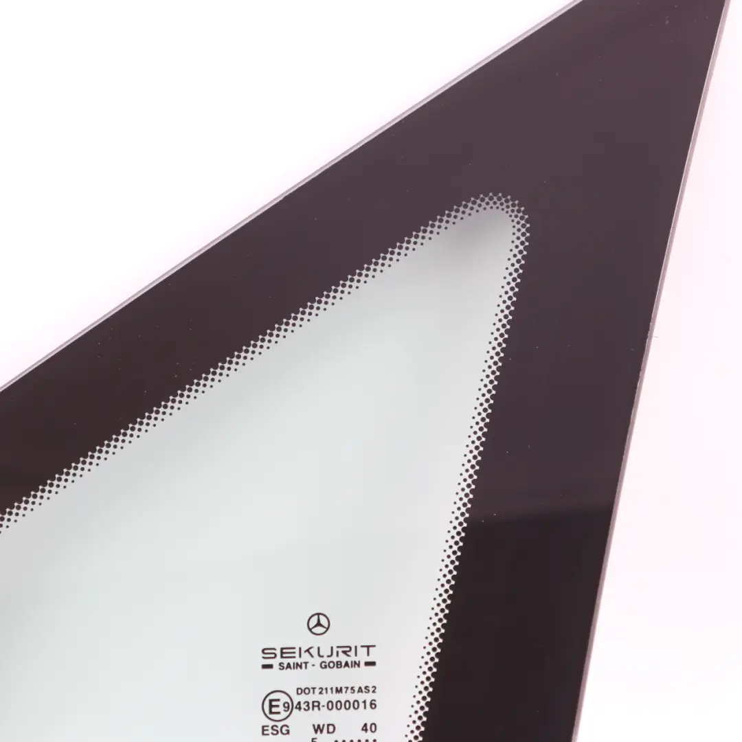 Side Quarter Window Glass Left N/S AS2 to Mercedes Vito W639 with Part number A6396736905 Mercedes Vito W639 Side Quarter Window Glass Left N/S AS2 - SKU A6396736905 - Part number A6396736905