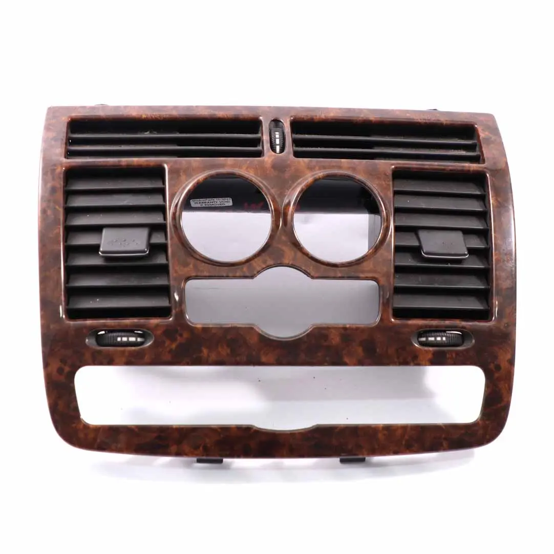 Mercedes W639 Console Centrale Tableau Bord Cache Aérateurs Bois A6396800007