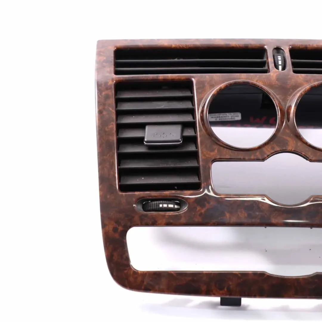 Mercedes W639 Console Centrale Tableau Bord Cache Aérateurs Bois - SKU A6396800007-1 - Numéro de pièce A6396800007
