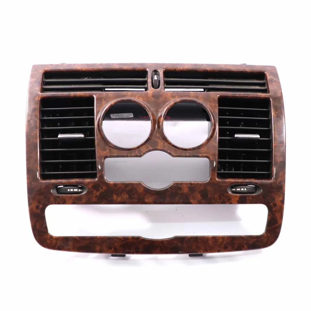 Consola Central Salpicadero Marco Rejillas ventilación Tapa Madera para Mercedes W639 con número de pieza A6396800007 Mercedes W639 Consola Central Salpicadero Marco Rejillas ventilación Tapa Madera - SKU A6396800007-1 - Número de pieza A6396800007