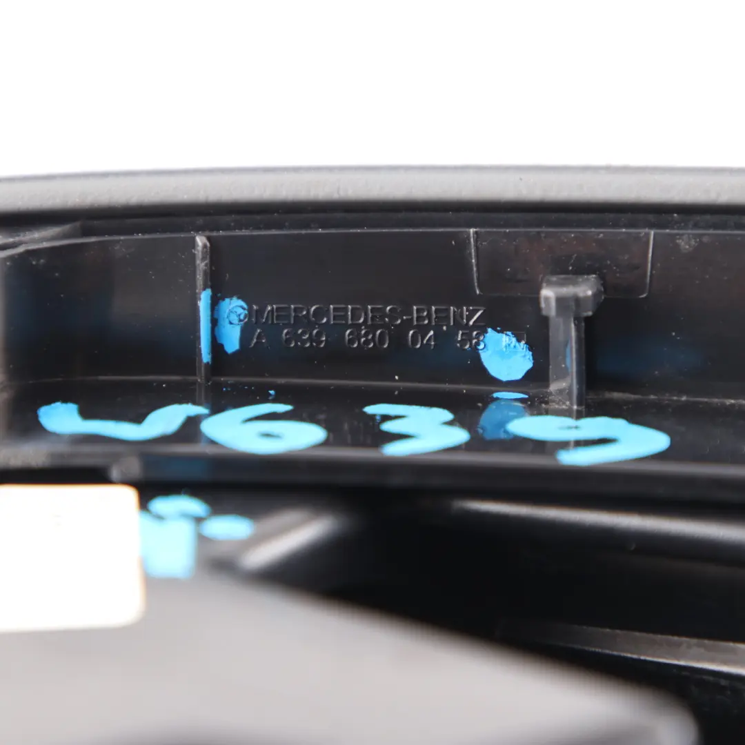 Dashboard Cup Holder Trim Cover Grey to Mercedes Vito W639 with Part number A6396800458 Mercedes Vito W639 Dashboard Cup Holder Trim Cover Grey - SKU A6396800458 - Part number A6396800458