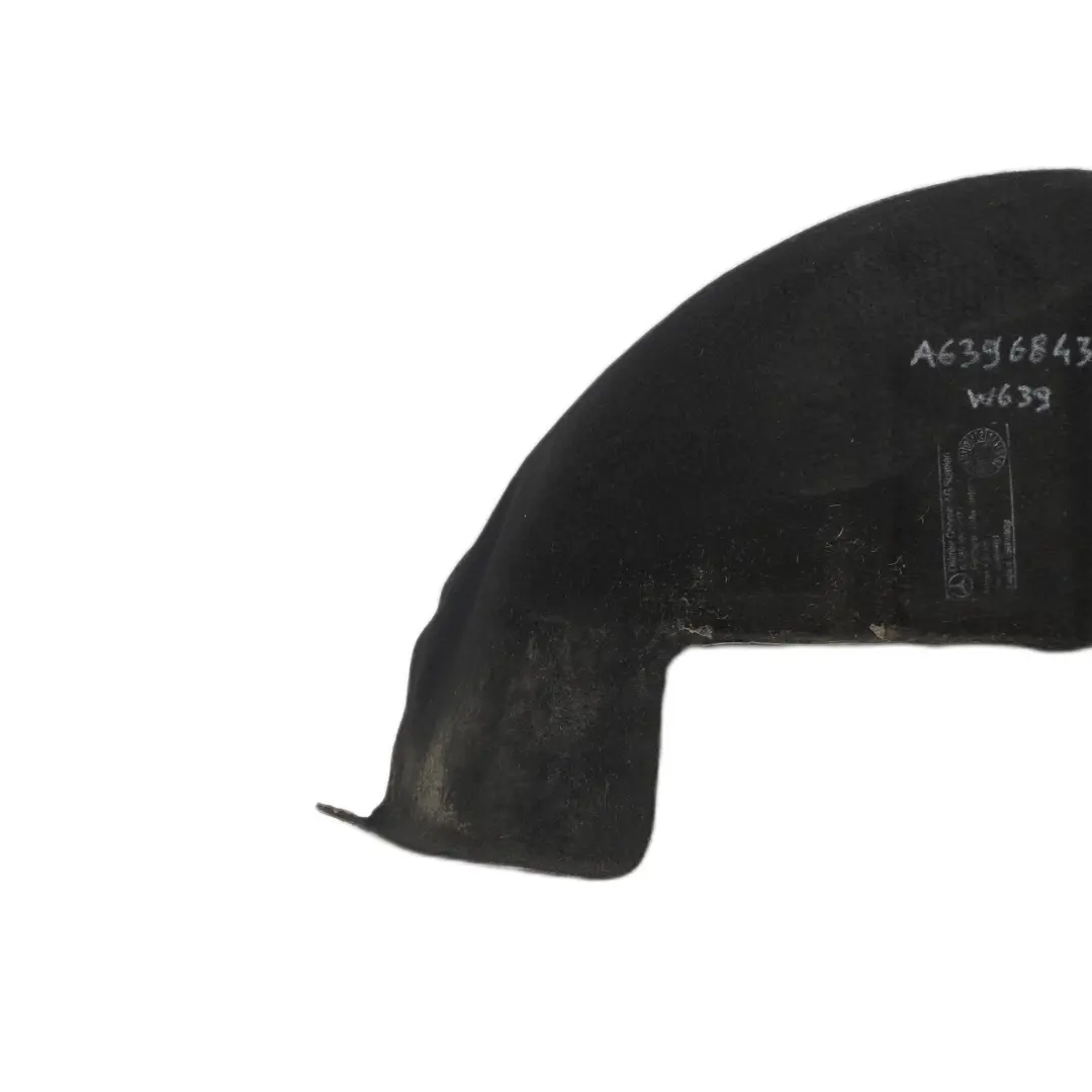 Mercedes Vito W639 Copricerchio Posteriore Sinistro N/S - SKU A6396843077 - Numero di parte A6396843077