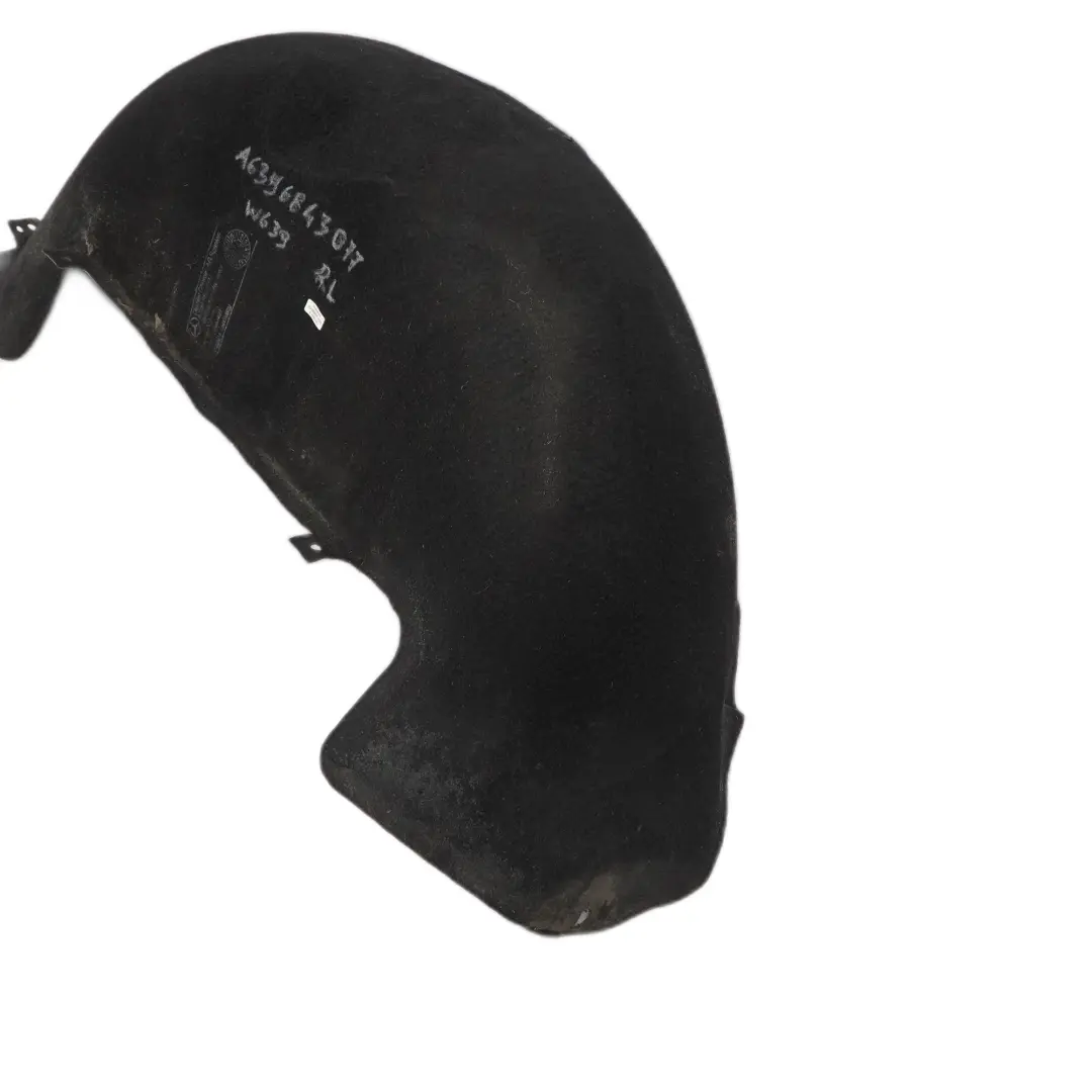 Mercedes-Benz Vito W639 Enjoliveur de passage de roue arriere gauche pour à propos du numéro de pièce A6396843077 Mercedes-Benz Vito W639 Enjoliveur de passage de roue arriere gauche - SKU A6396843077 - Numéro de pièce A6396843077