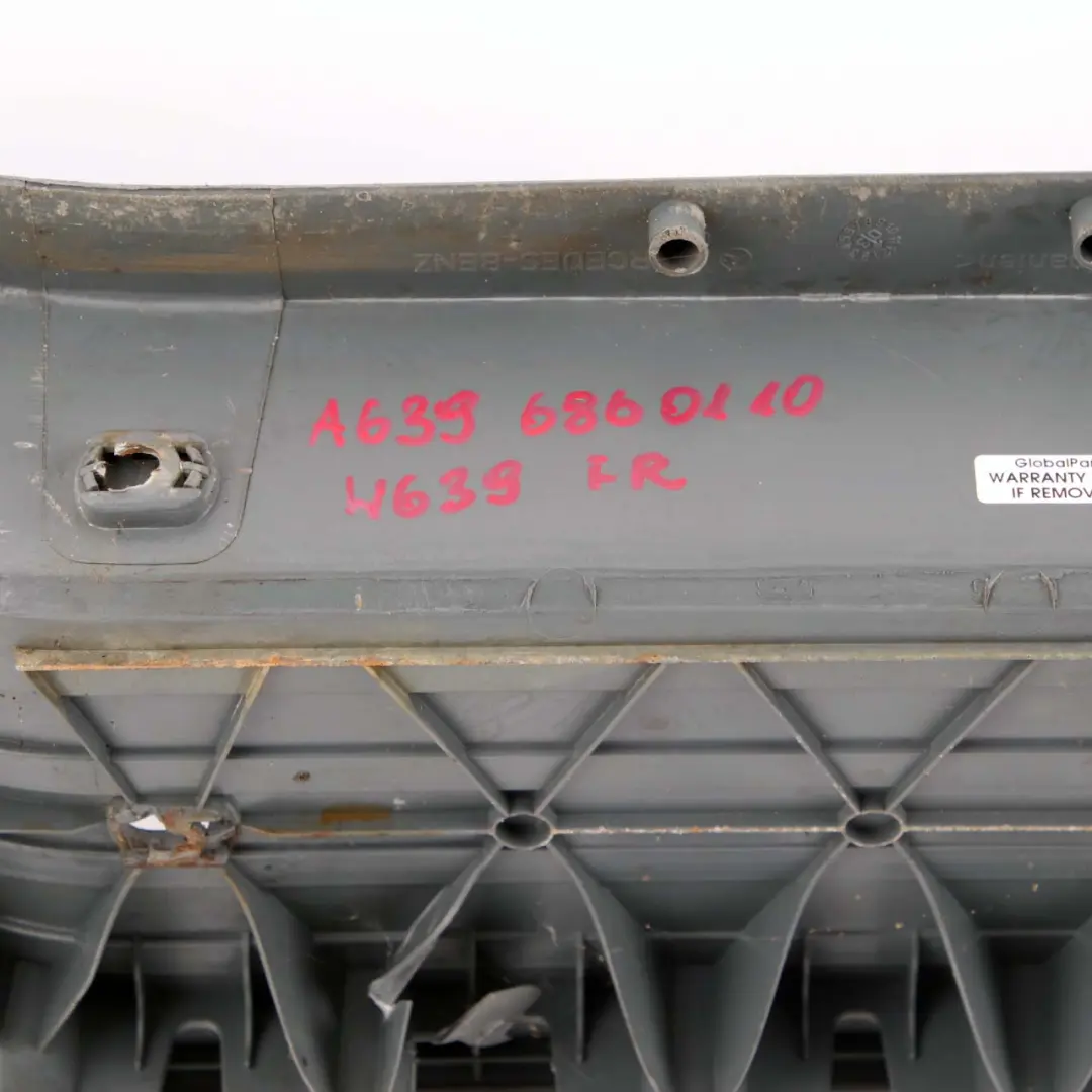 Step Plate Front Right Door O/S Entrance Covering Trim Panel to Mercedes Vito W639 with Part number A6396860110 Mercedes Vito W639 Step Plate Front Right Door O/S Entrance Covering Trim Panel - SKU A6396860110 - Part number A6396860110