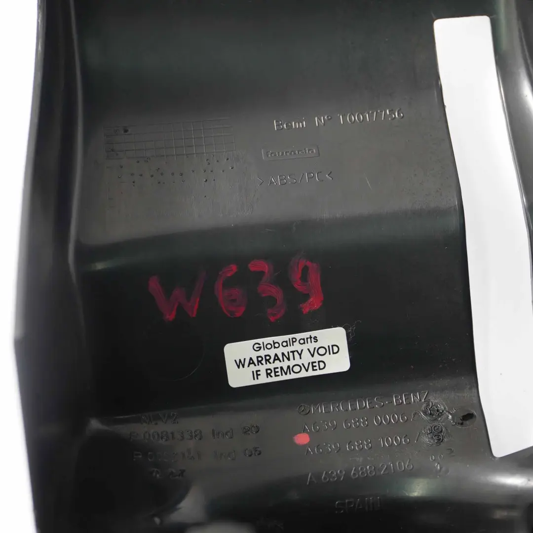 Colonne de Direction Habillage pour Mercedes Vito W639 à propos du numéro de pièce A6396880006 Mercedes Vito W639 Colonne de Direction Habillage - SKU A6396880006 - Numéro de pièce A6396880006
