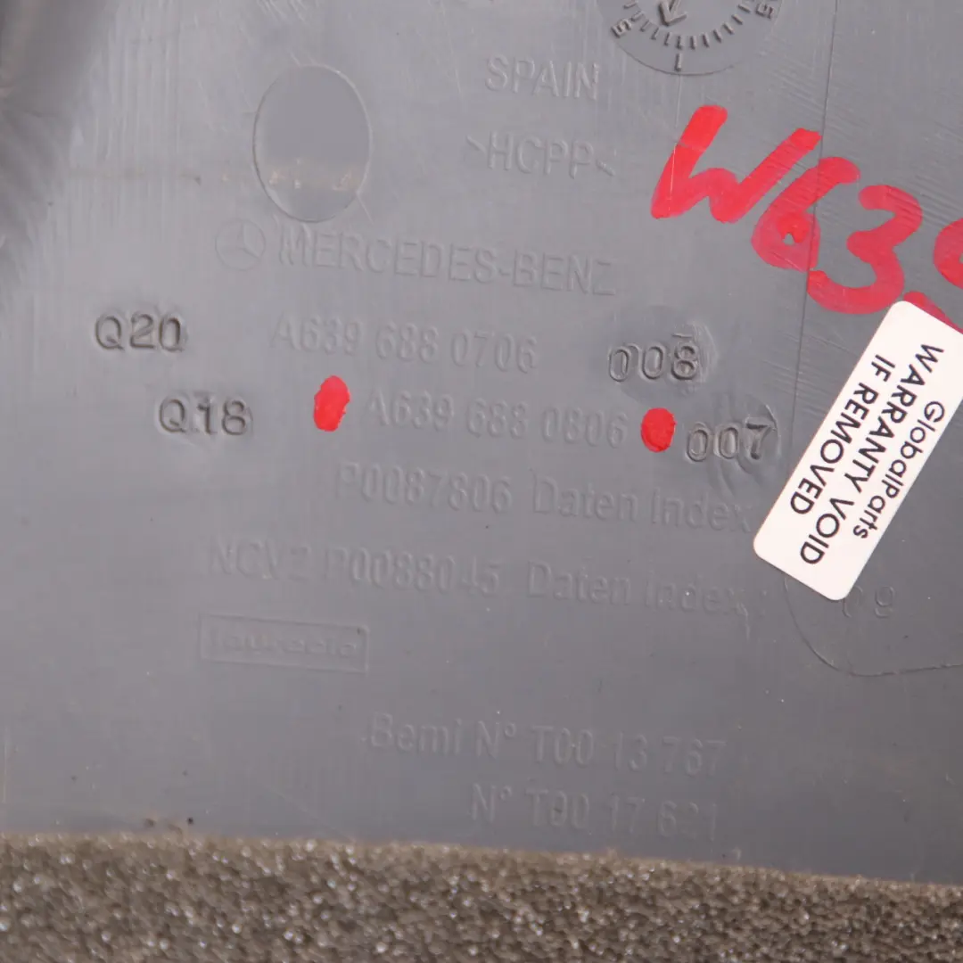 Selector Surround Trim Cover Console Bottom to Mercedes Vito W639 Gear with Part number A6396880806 Mercedes Vito W639 Gear Selector Surround Trim Cover Console Bottom - SKU A6396880806 - Part number A6396880806