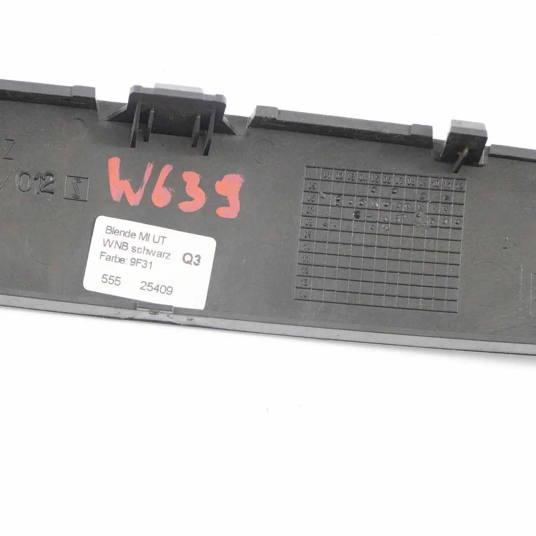 Vorne Armaturenbrett Abdeckung Radio Rahmen für Mercedes Vito W639 mit Teilenummer A6396891539 Mercedes Vito W639 Vorne Armaturenbrett Abdeckung Radio Rahmen - SKU A6396891539 - Teilenummer A6396891539