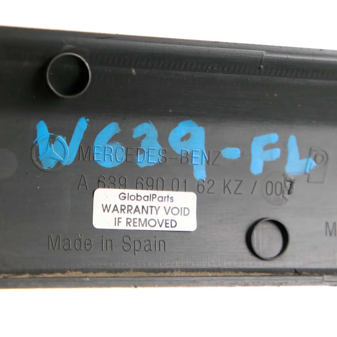 Tür Vorne Links Zierleiste Blende Leistung für Mercedes Vito W639 mit Teilenummer A6396900162 Mercedes Vito W639 Tür Vorne Links Zierleiste Blende Leistung - SKU A6396900162 - Teilenummer A6396900162