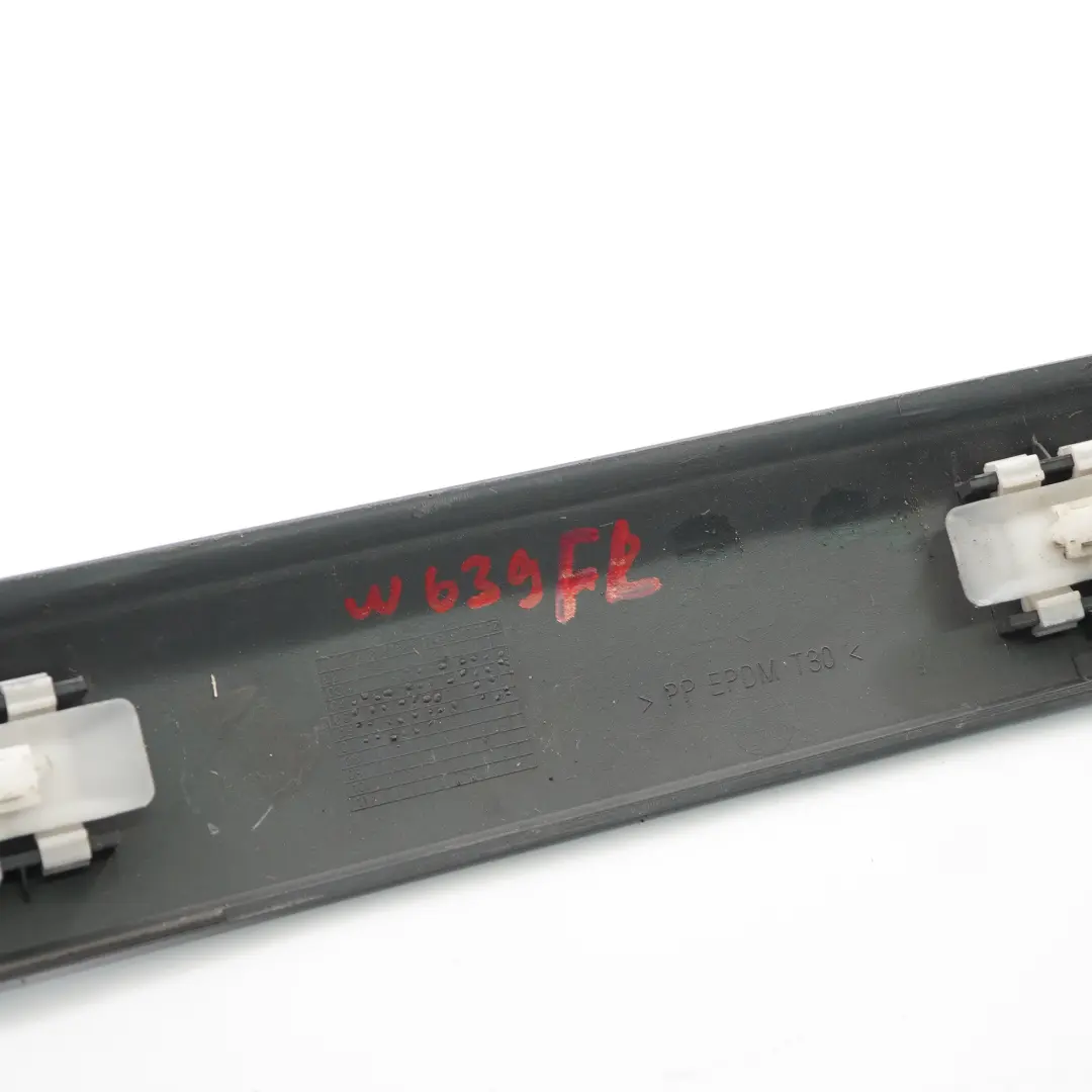 Mercedes W639 Door Moulding Strip Cover Front Left N/S Carbon Black - 040 - SKU A6396900262-CBL - Part number A6396900262