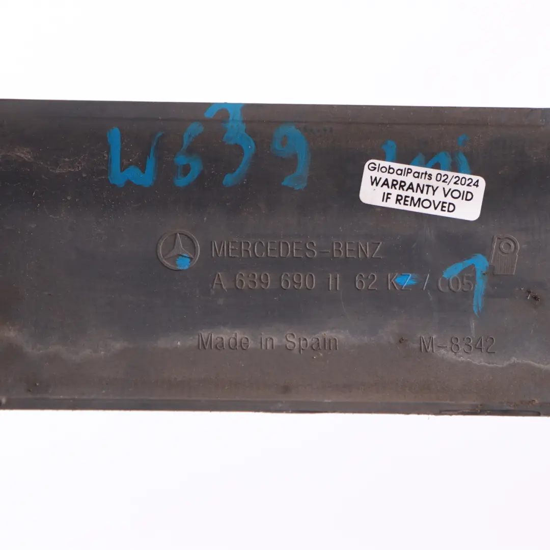 Rail Trim Rear Right O/S Sliding Door Panel to Mercedes Vito W639 with Part number A6396901162 Mercedes Vito W639 Rail Trim Rear Right O/S Sliding Door Panel - SKU A6396901162-1 - Part number A6396901162