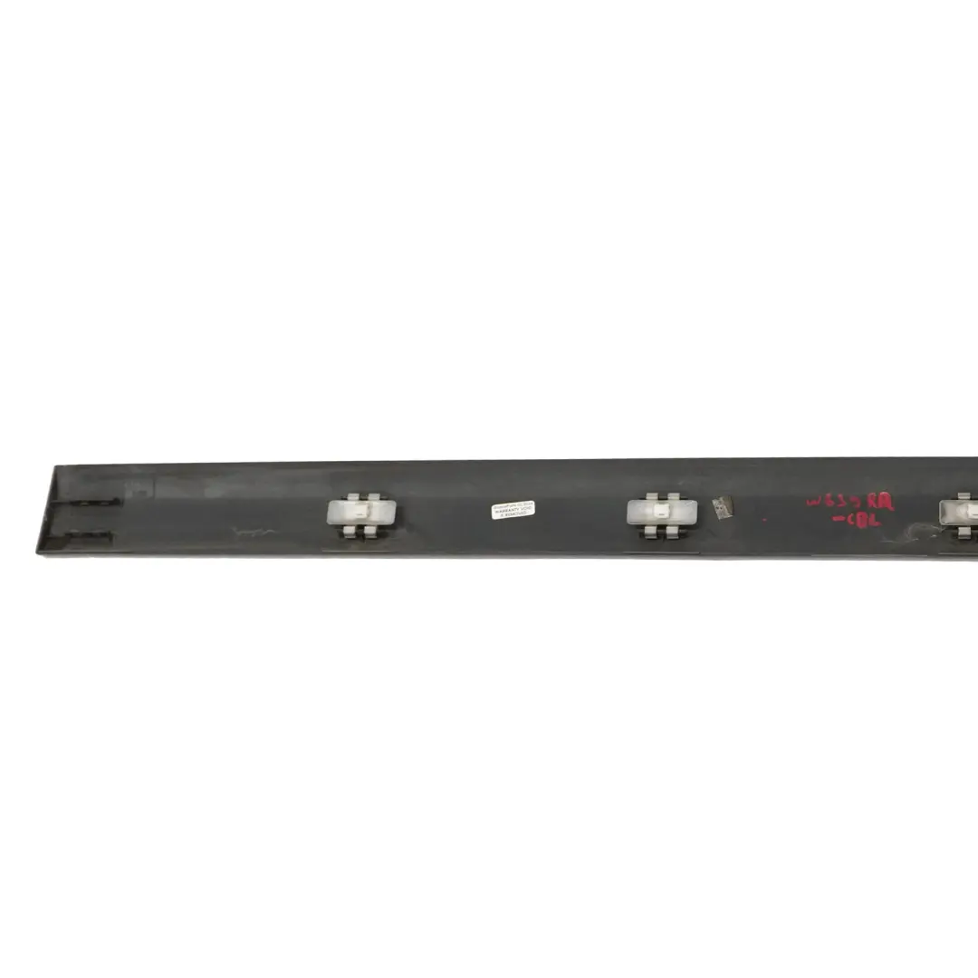 Mercedes W639 Sliding Door Right O/S Moulding Strip Obsidian Black - SKU A6396901362-CBL - Part number A6396901362