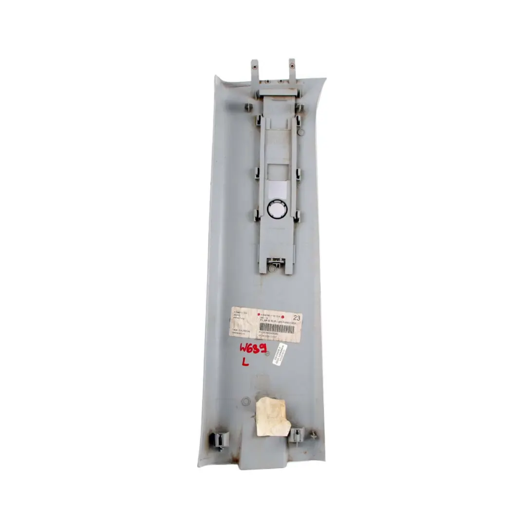 Mercedes W639 Garniture intérieure Cache pilier B Gauche Haut Gris - SKU A6396904753 - Numéro de pièce A6396904753