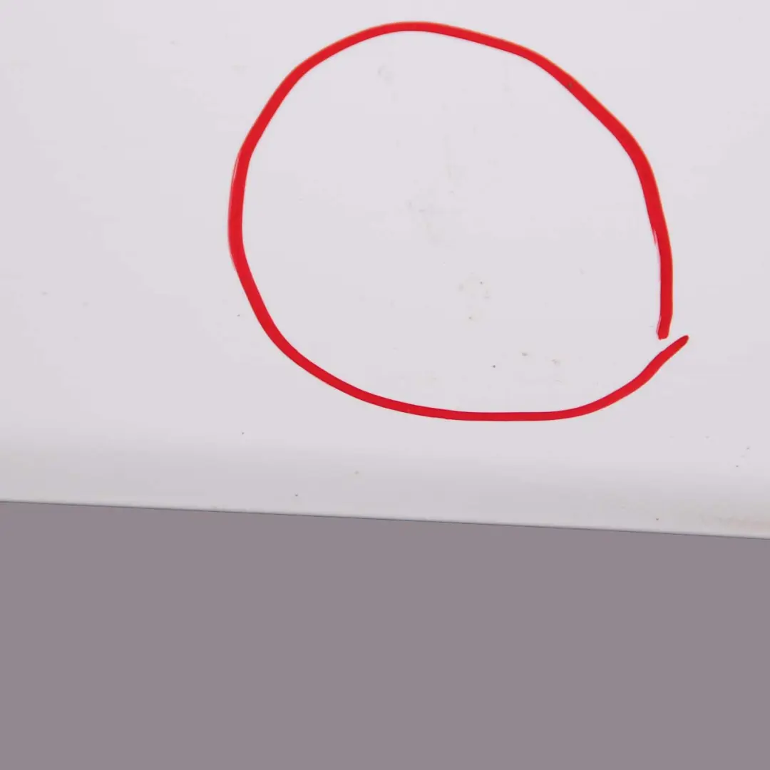 Mercedes Vito W639 Side Rail Cover Rear Right Sliding Door Panel White - SKU A6396913108-ARW - Numéro de pièce A6396913108