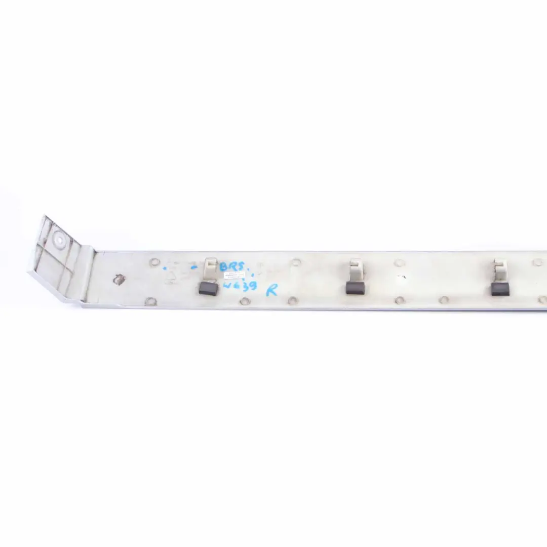 Mercedes W639 Side Rail Cover Rear Right O/S Sliding Door Panel Brilliant Silver - SKU A6396913108-BRS - Part number A6396913108