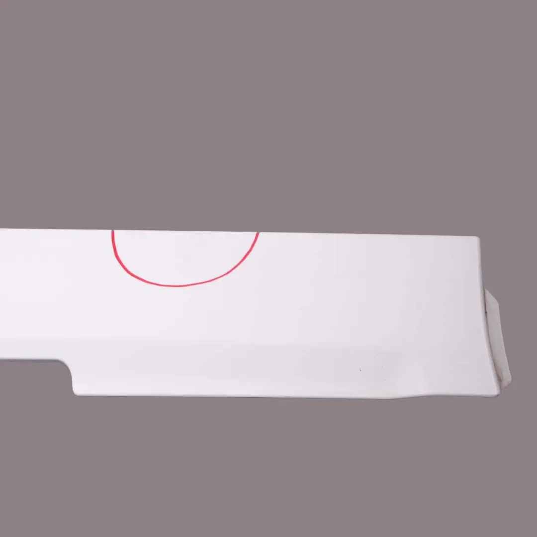 Mercedes W639 Side Rail Cover Rear Left N/S Arctic White 9147 - SKU A6396913208-ARW - Part number A6396913208