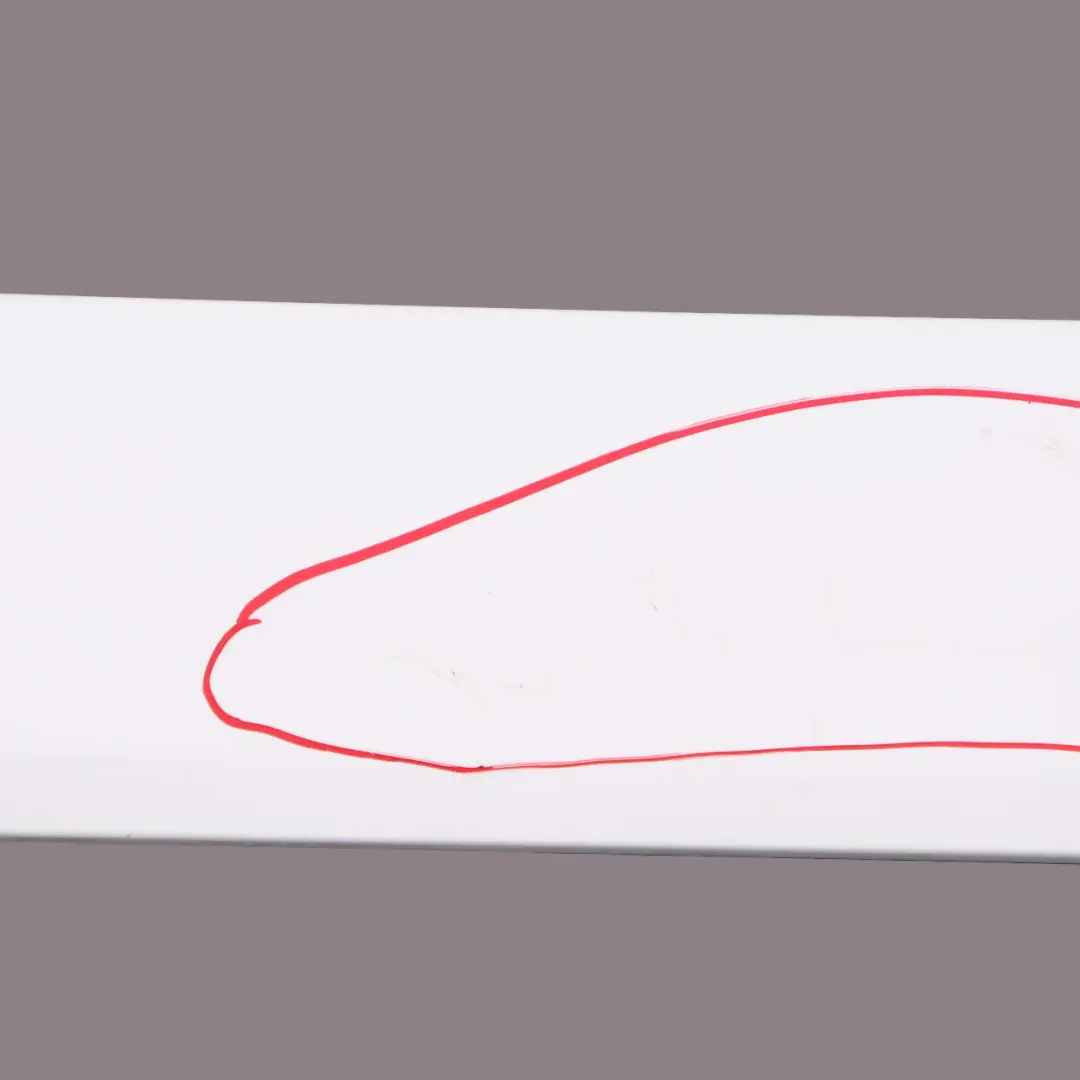 Side Rail Cover Rear Left N/S Arctic White 9147 to Mercedes W639 with Part number A6396913208 Mercedes W639 Side Rail Cover Rear Left N/S Arctic White 9147 - SKU A6396913208-ARW - Part number A6396913208