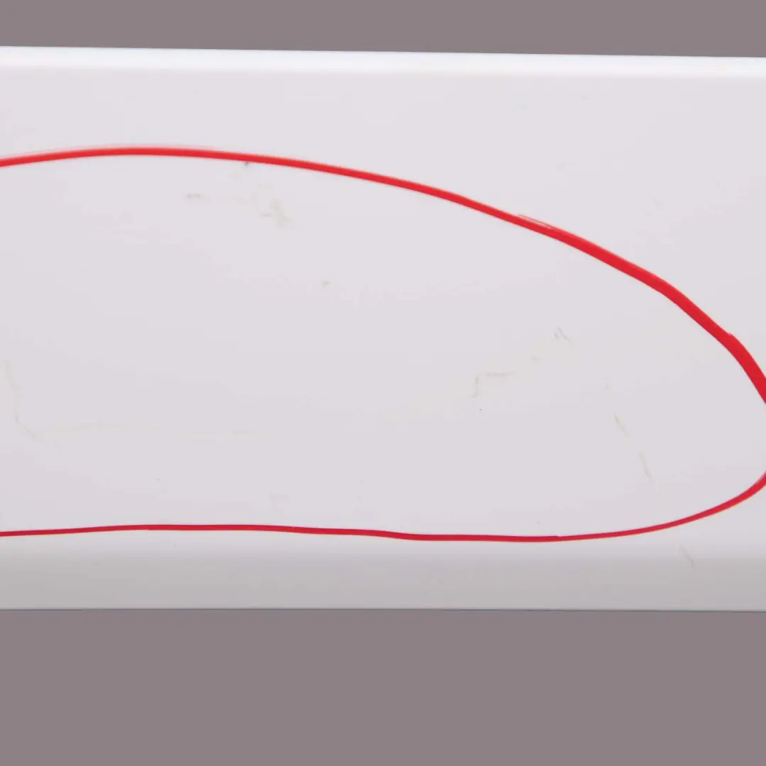 Mercedes W639 Side Rail Cover Rear Left N/S Arctic White 9147 - SKU A6396913208-ARW - Part number A6396913208