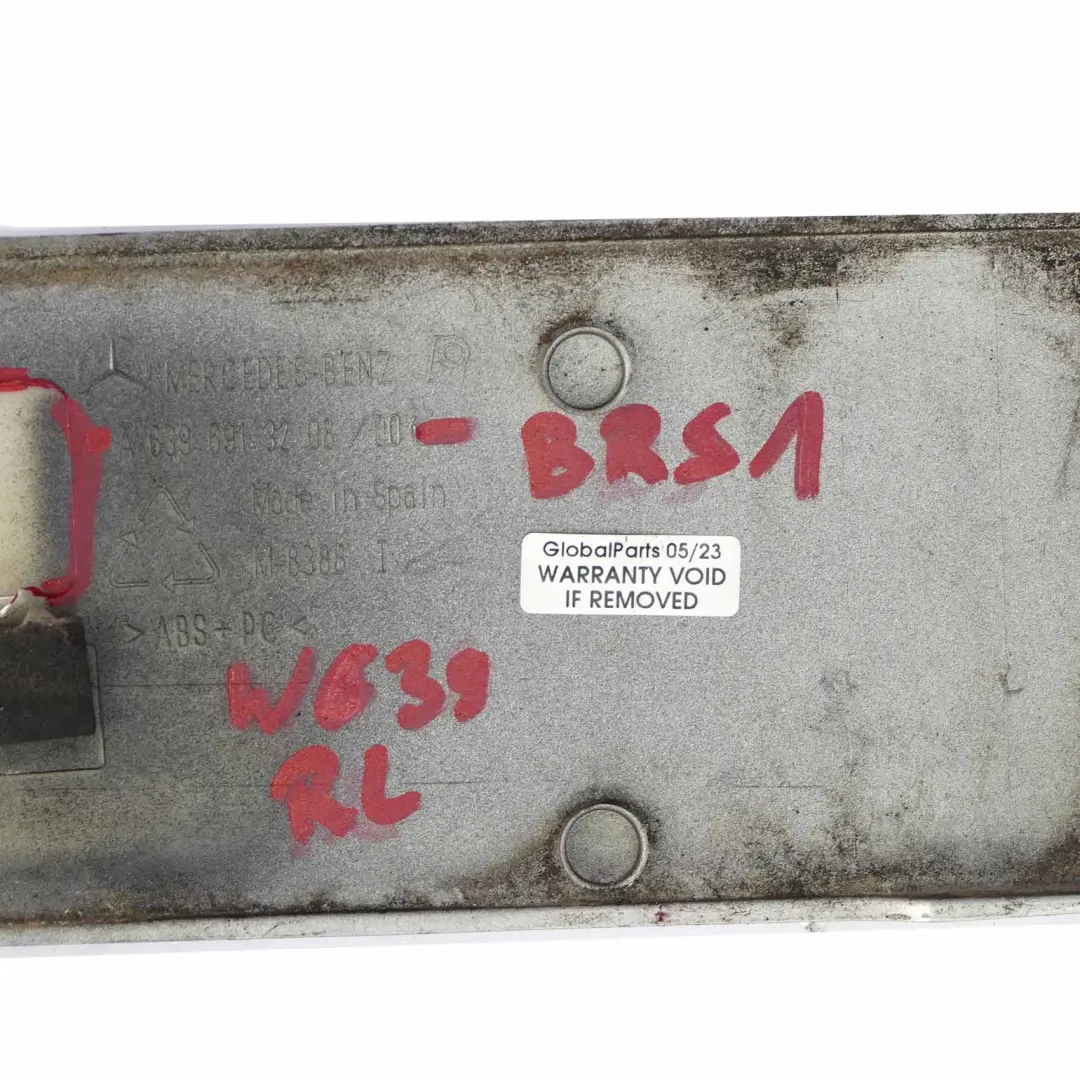 Mercedes Vito Viano W639 Schiebetür Schiene Zierleiste Links Silber - 9744 - SKU A6396913208-BRS1 - Teilenummer A6396913208