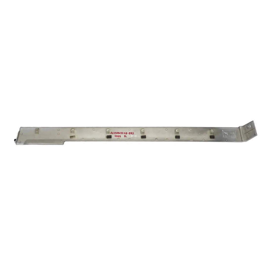 Mercedes Vito W639 Rail Trim Rear Left N/S Sliding Door Middle Panel Silver - SKU A6396913208-BRS - Part number A6396913208